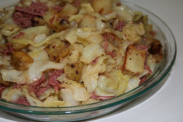 Corned Beef & Cabbage with Mustard Sauce